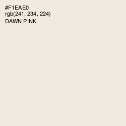 #F1EAE0 - Dawn Pink Color Image